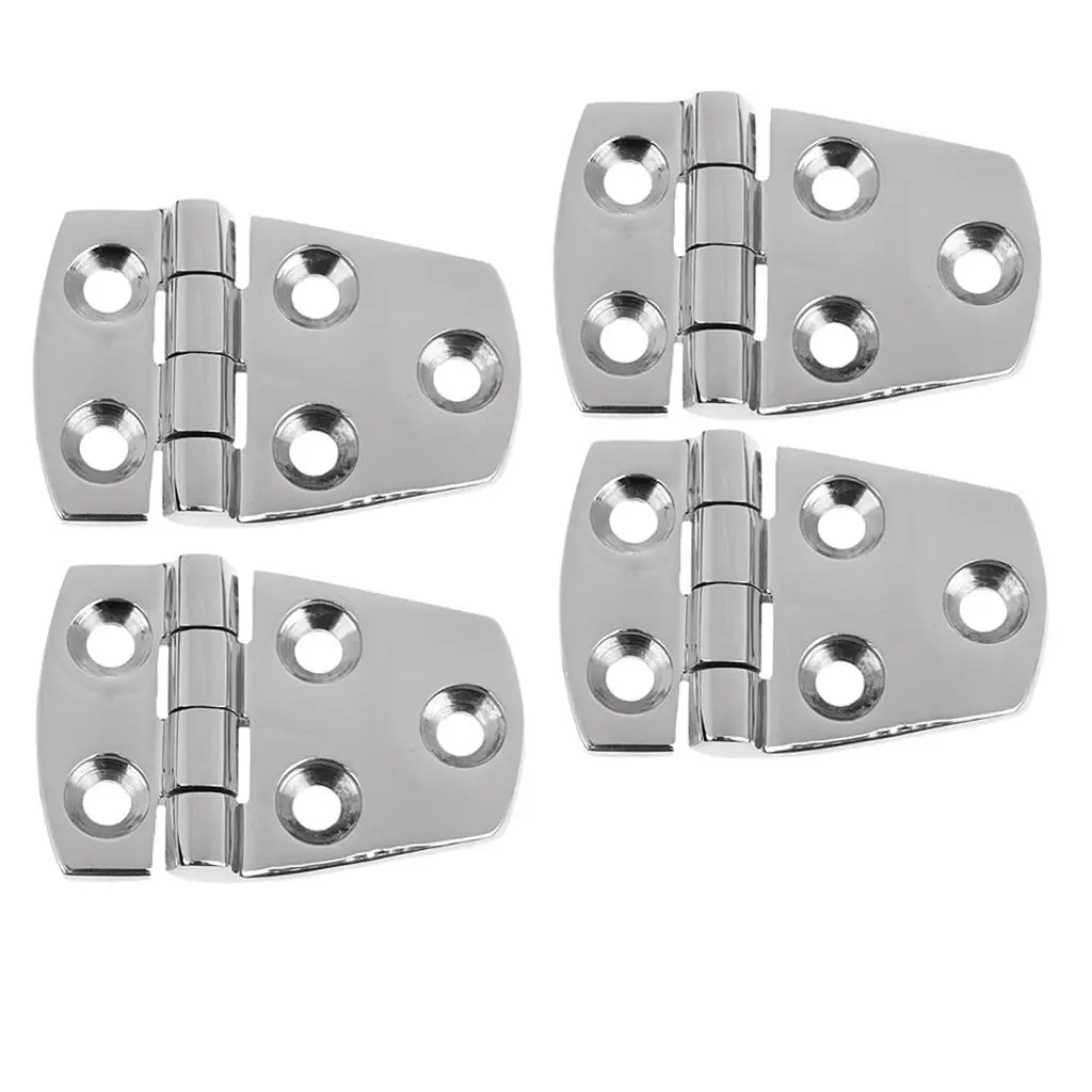 4pcs 57 X 38mm Boat Locker Door Hinge  316 Stainless Steel