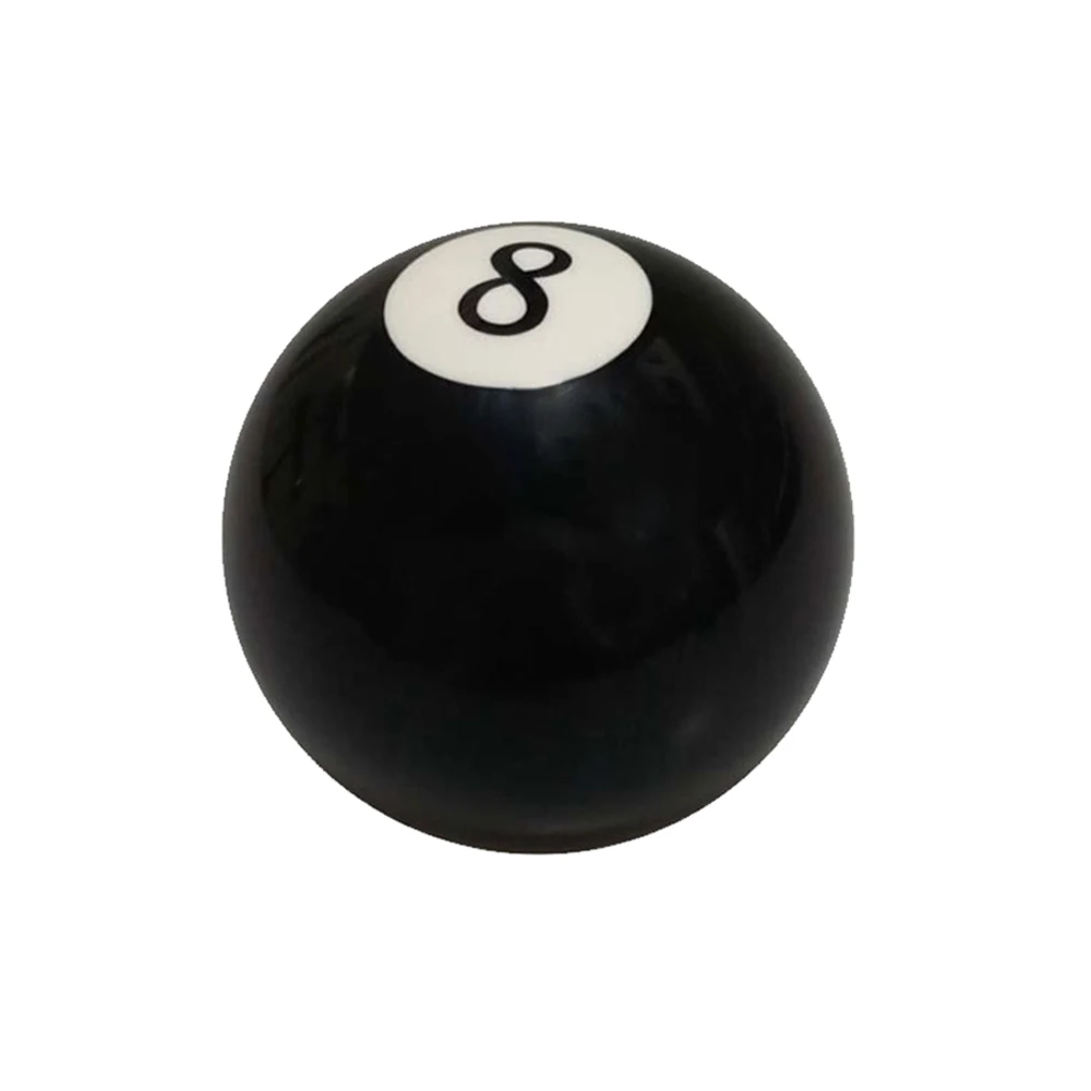 1pcs Eight Ball Shift Knob Acrylic Black Car Gear Shifter Shift Knob 5.7CM/2.2IN Universal for Cars Without Gear Lock