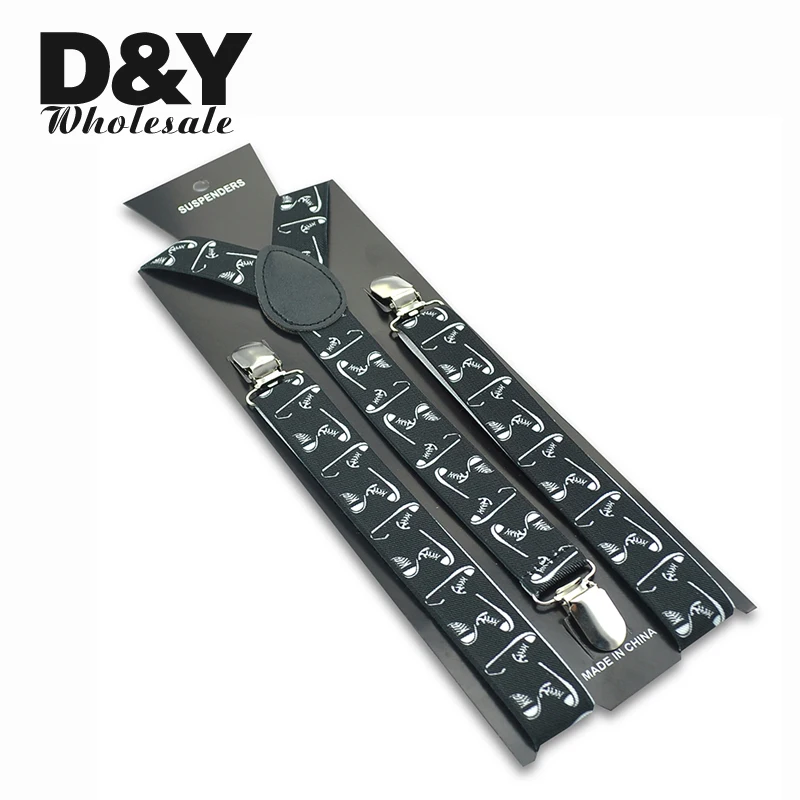 

Special New Canvas Shoes Black Suspenders Men Women Clip-on Shirt Garter Braces Elastic 1 Inch Slim Suspender Belt Adult Gift