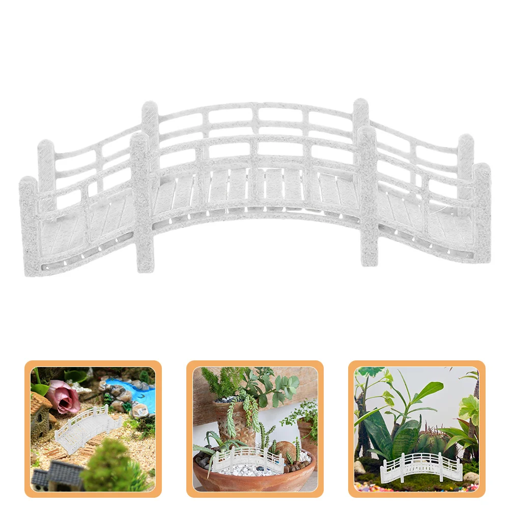 

Mini Garden Arch Bridge Artificial Vintage Style Micro Landscape Aquarium Fish Tank Decoration Garden Miniature Ornament