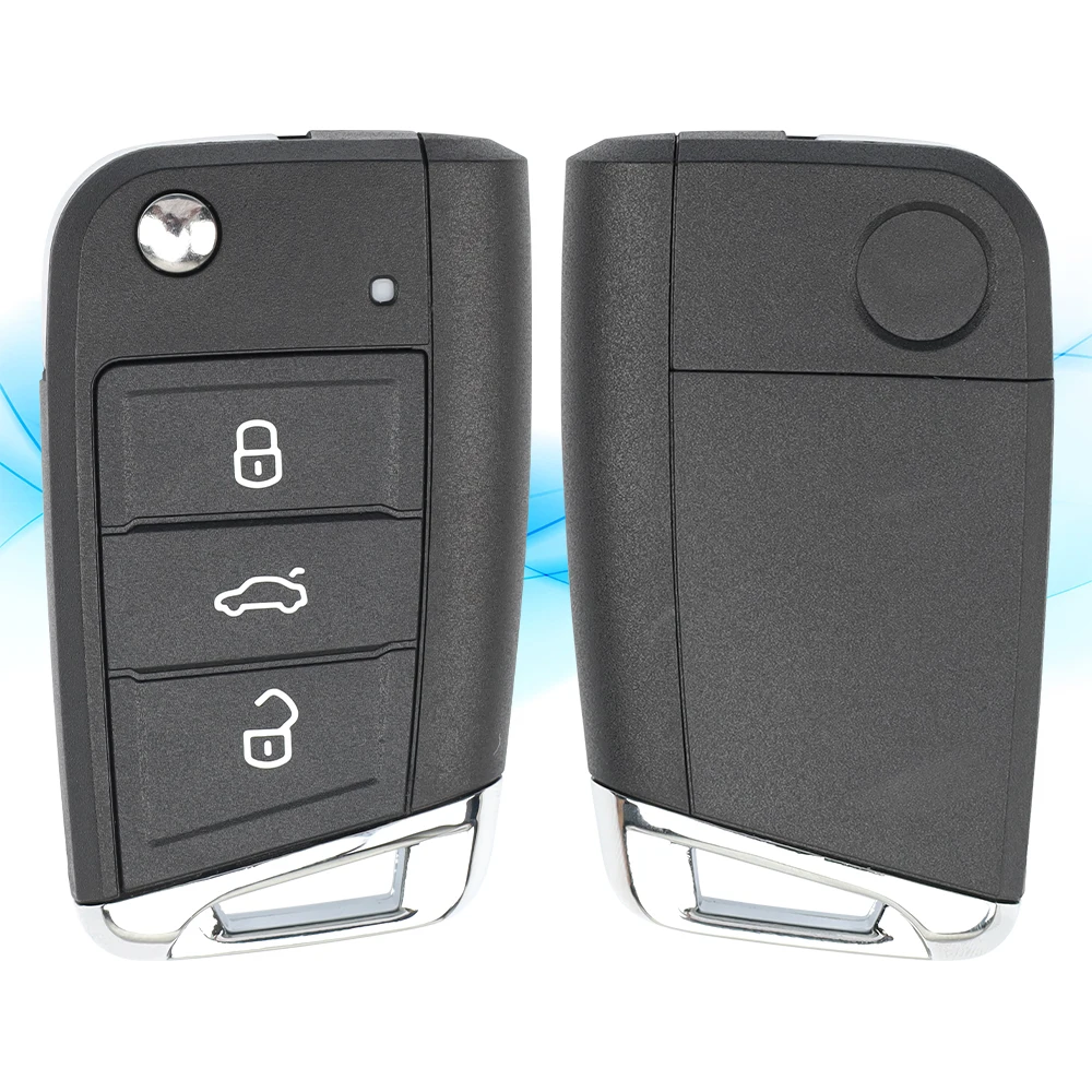 LX Keyless Go/Half Clé à distance intelligente 433 MHz MQB ID48 Puce 5G 6959752 AB BB 6V 0959752 D/Q pour VW Golf7 Tiguan pour Skoda Octavia A7