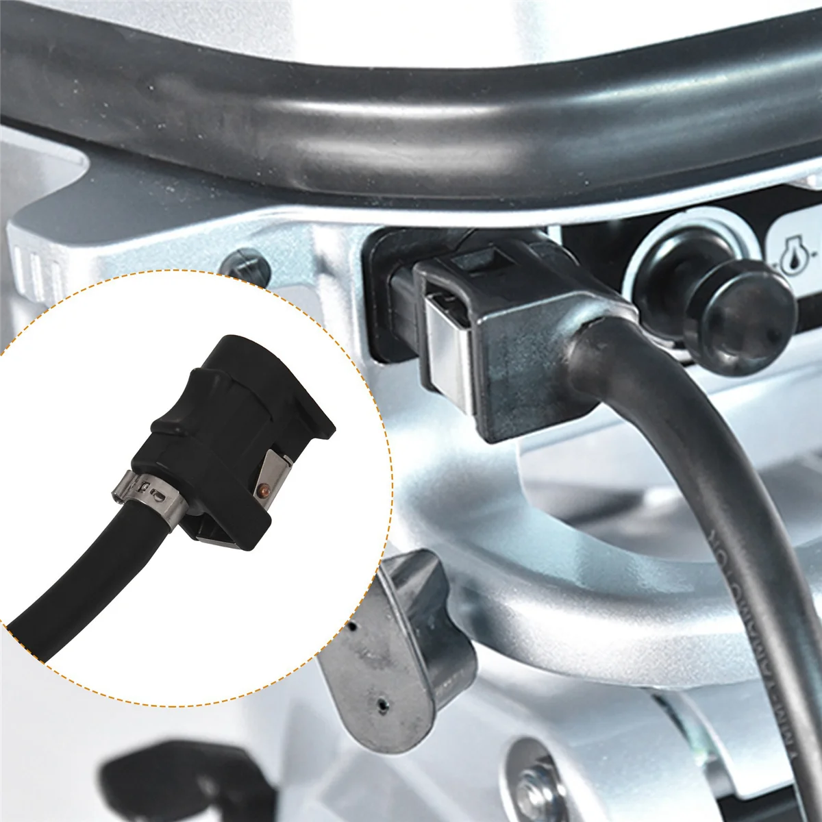 Fuel Line Hose Outboard Boat Engine Petrol Tank Connectors Kit For Motor