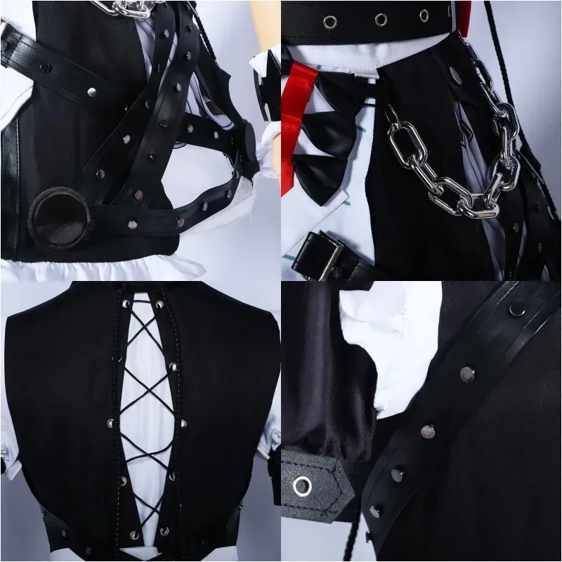 25COSZenless ゾーンゼロエレンジョーコスプレ衣装ウィッグメイドドレス制服テールビクトリアハウスキーピング衣装ハロウィンパーティー女性