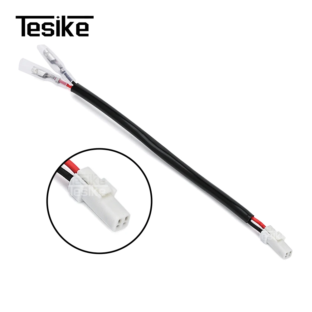 For KTM 125 200 250 690 790 990 DUKE SMC SMC-R Connecting Line Turn Signal Marker Wire Adapter Plug Connectors 2 Power Cords