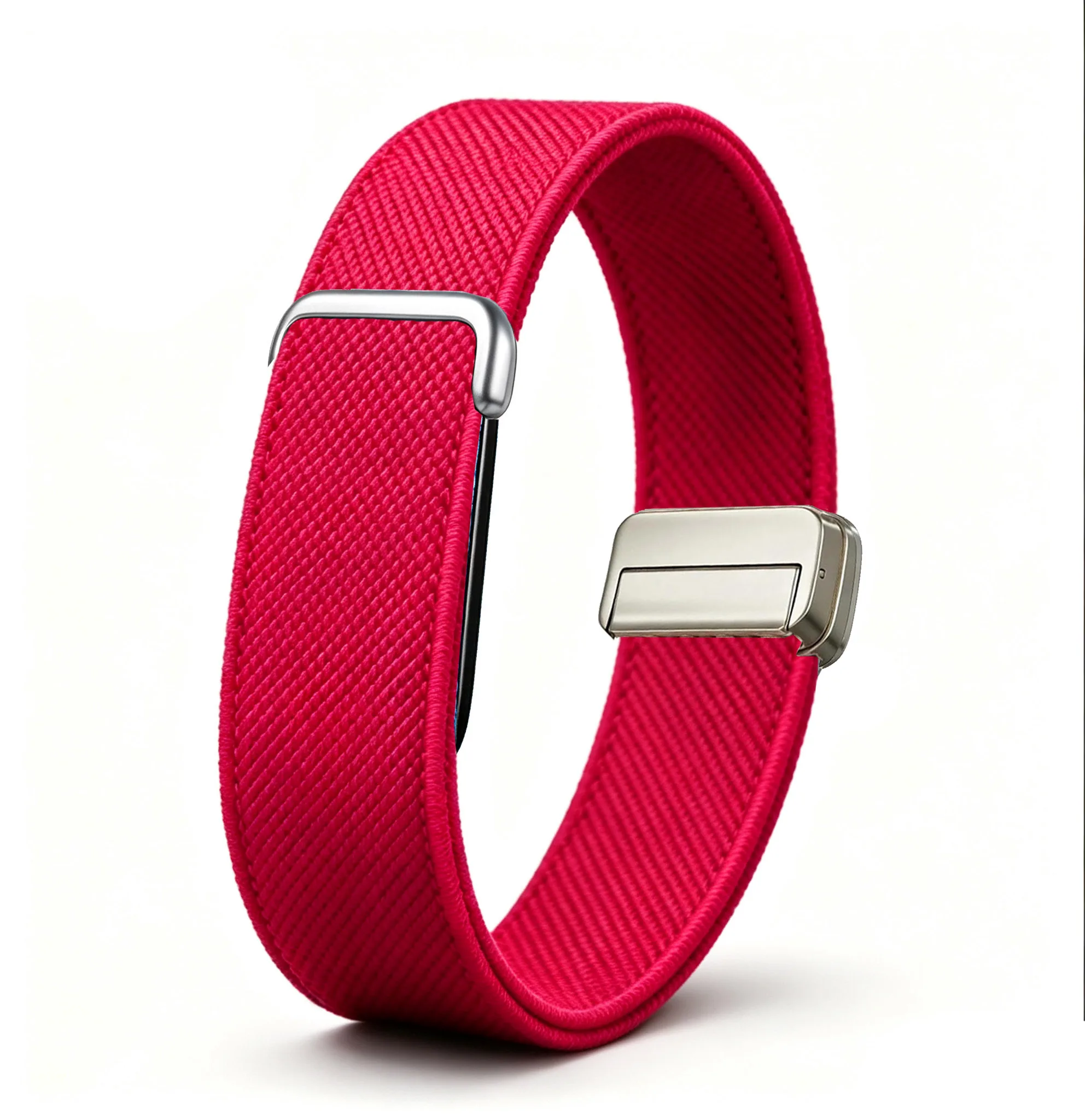 Magnetisches Nylon-Schlaufenarmband für Google Fitbit Air Smartwatch-Zubehör, atmungsaktives Sportarmband, Fitbit Air Armband. – Detail 2