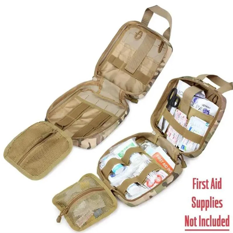 Portable First Aid Kit Medical Bag Camping Equipment Hiking Home Emergency Treatment Case Survival Tools