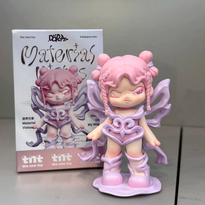 

Dora Material Vistas Series Blind Box | Cute Anime Action Figure | Kawaii Collectible Model Desktop Ornament Gift for Cute Toy