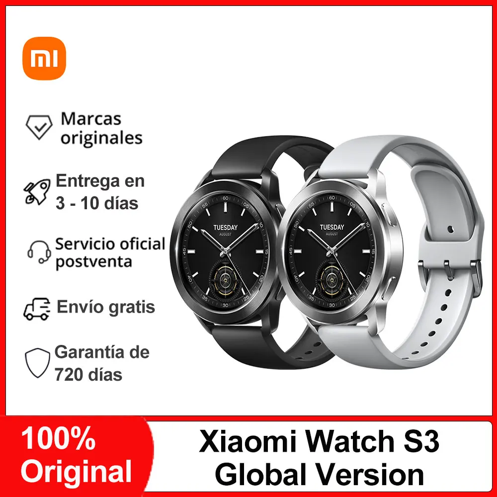 Xiaomi-Montre intelligente S3 pour homme et femme, appel téléphonique Bluetooth, 1.43 pouces AMOLED,