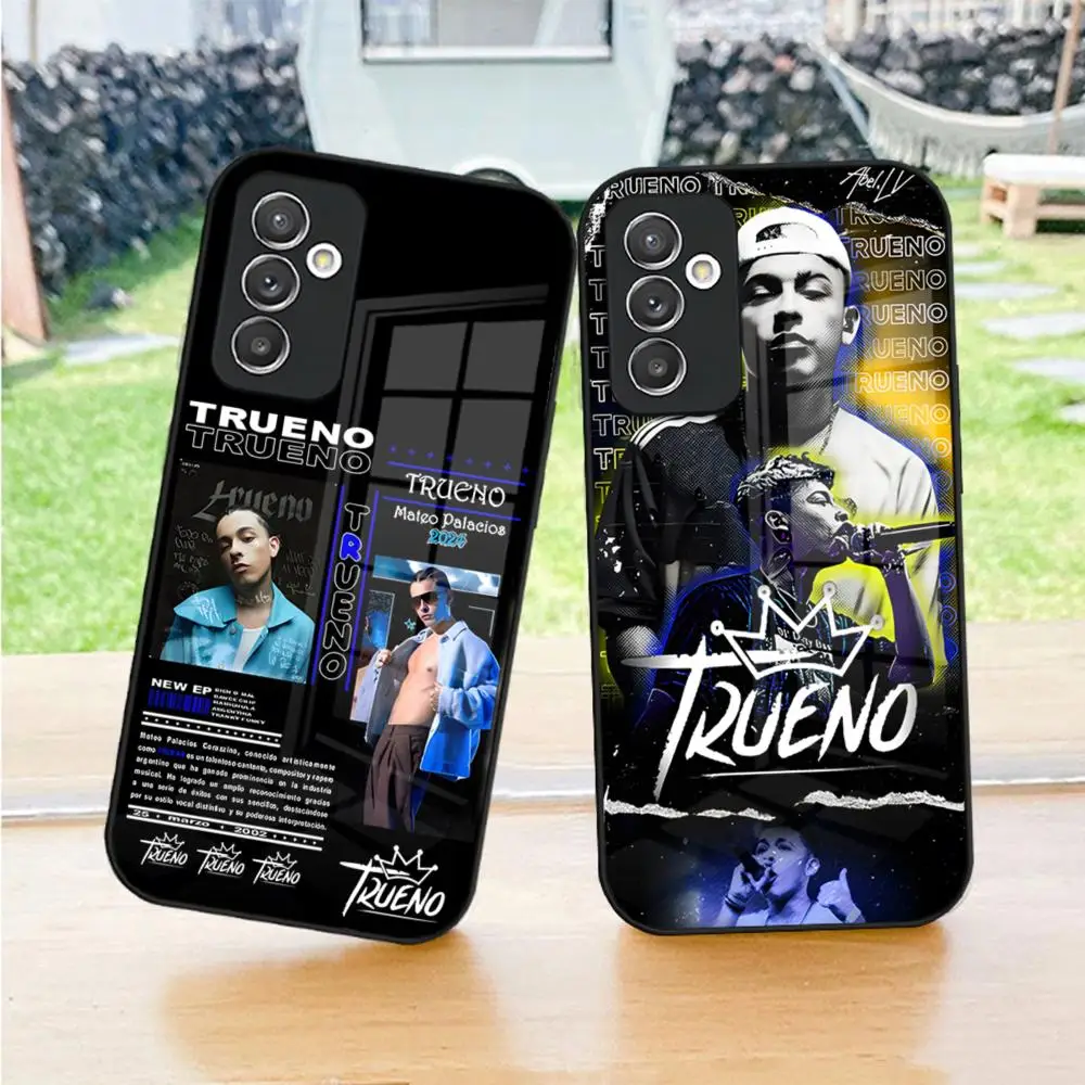 Trueno Fell Me Rapper Phone Case for Samsung S24 Ultra S23 S22 S20 Fe S21 Plus Galaxy A54 A34 A24 A53 Glass Cover