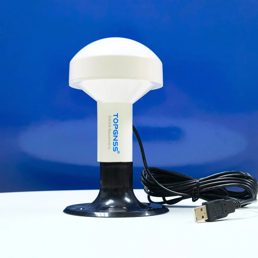 TOPGNSS GNSS2000 7020chip USB GPS receiver antenna,USB level,Mushroom-shaped waterproof case,replace globalsat