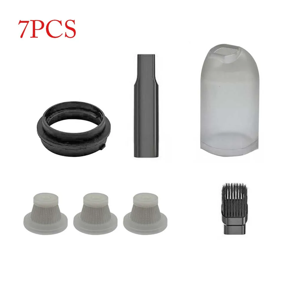 WU094 Vacuum Cleaner Accessory Kit 7PCS Blower Dust Collection Cup Brush Conversion Head and 3 Filter Cartridges