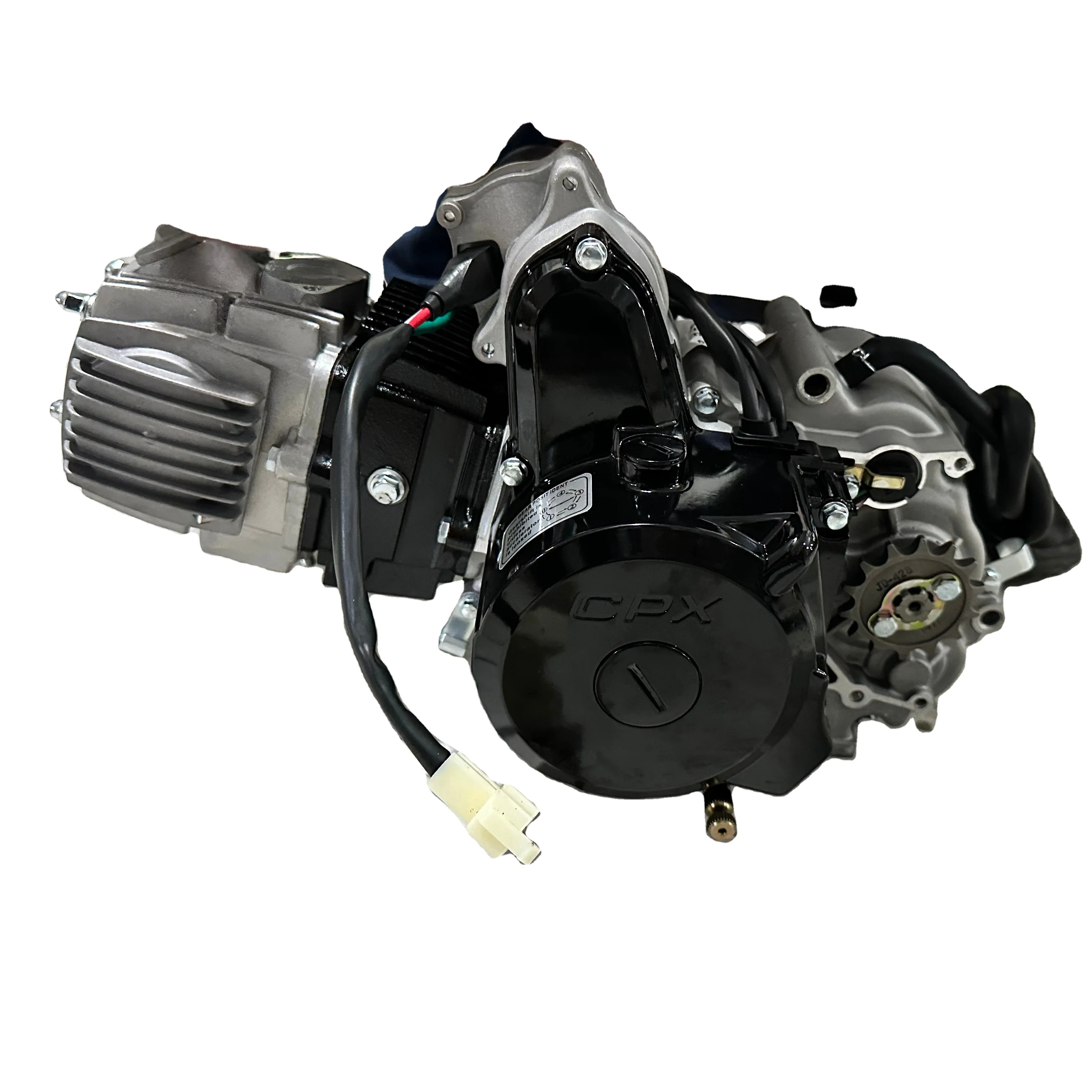 Air Cooled 110cc 5 Gear Motorcycle Engine Assembly Stable Power Output Fine Workmanship For Motorcycle Replacement Maintenance