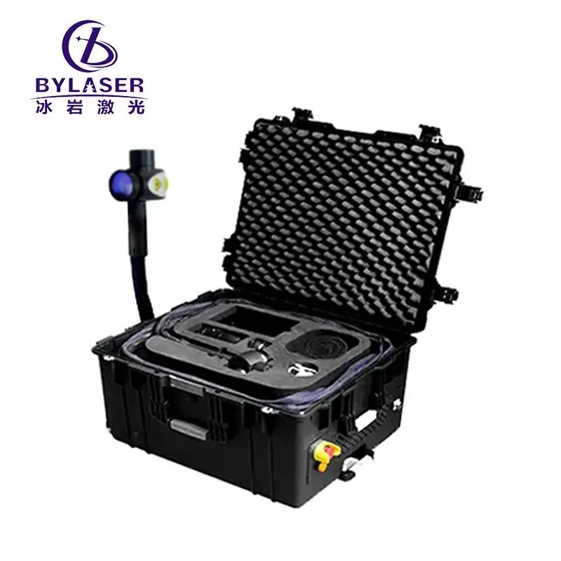 

Bing Yan New Handheld Air Cooled 100W 200W 300W Pulse Fiber Laser Cleaning Machine Metal High-Accuracy