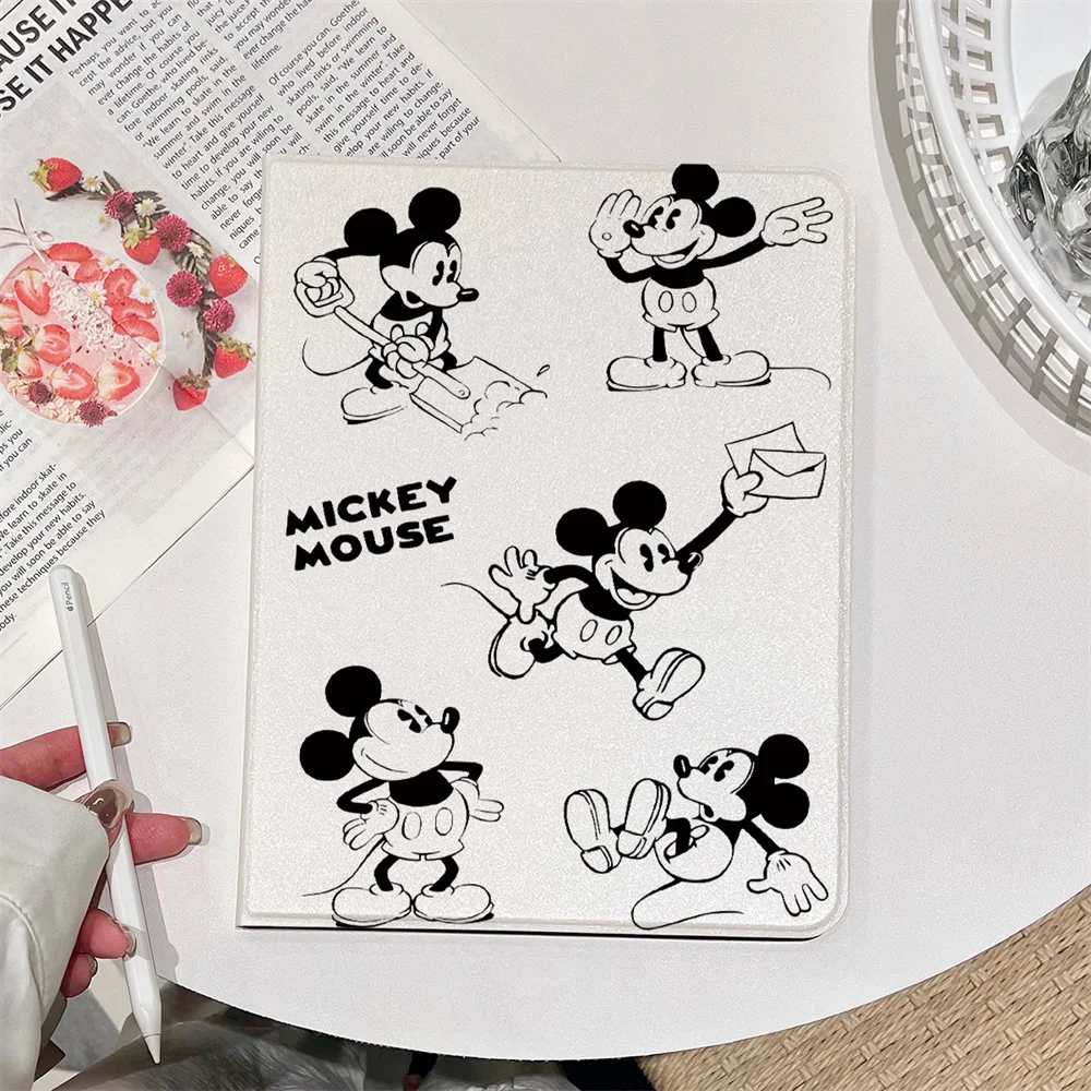 

Mickey Cover For iPad 10.2 7/8/9th Generation 9.7 5/6th Air Pro 11 Air 4/5 10.9 10th 11th Mini7/6/5/4 10.5 Case with Pencil Slot