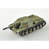 Easymodel 35134 1/72 Soviet SU152 Self-propelled Gun Early Tank Assembled Finished Military Model Static Plastic Collection Gif