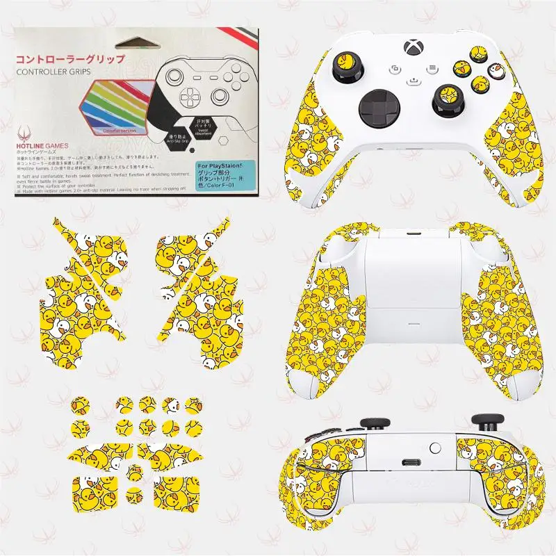 HOTLINE GAMES colorful Controller Grip Tape Compatible with Microsoft Xbox Series X / S Controller, Non-Slip, Moisture Wicking