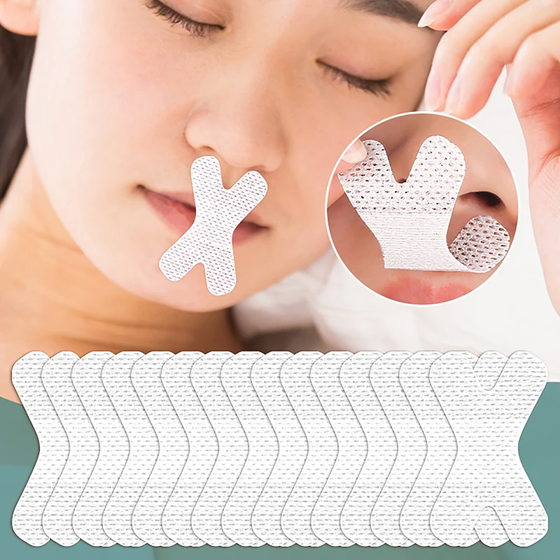 30Pcs Non-woven Sleep Strip Mouth Tape For Snoring For Better Nose Breathing Improved Nighttime Sleeping Less Mouth Breath Snore