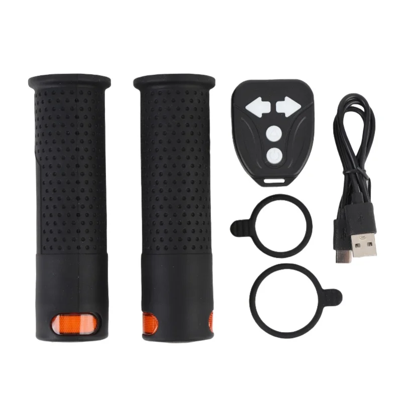 

Turn Signal Fit For M365 Electric Scooter Rubber Wireless Remote Control Turn Signal Light Handlebar Grips Electric Scooter