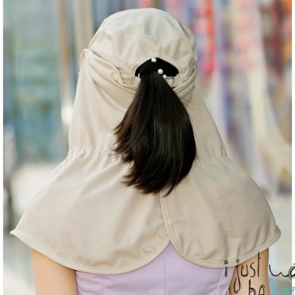 

Sun Protection Face Mask Hat Quick Dry Anti-Uv Neck Cover Outdoor Farming Cycling Hiking Climbing Fishing Camping Khaki