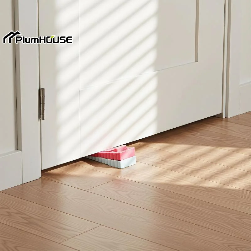 Stackable Silicone Door Stop Wedge Doorstops Anti Collision Home Office Door Rear Retainer