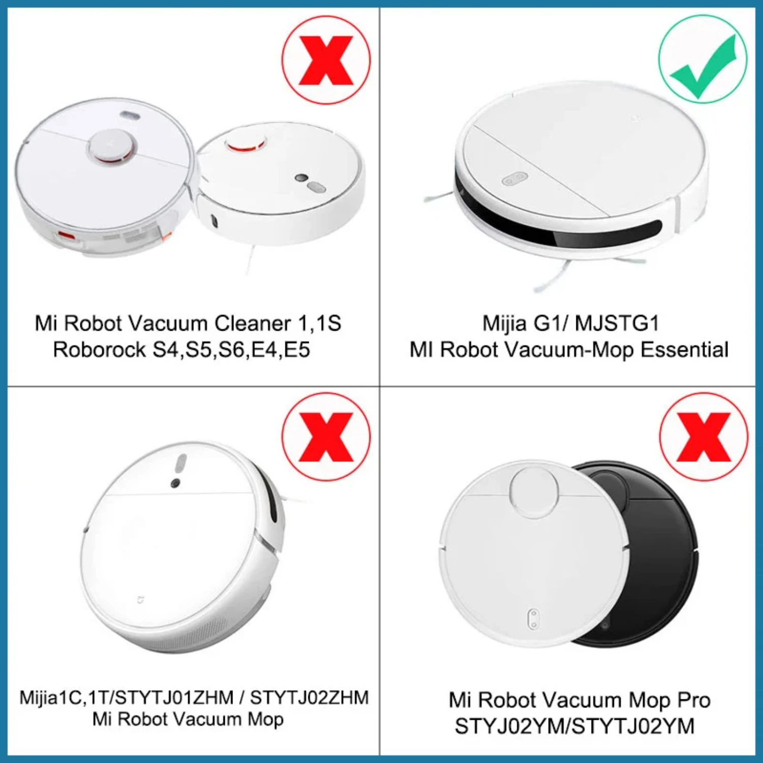 Peças de reposição para G1 Mi Robot Vacuum Mop, novo, de alta qualidade, durável, eficiente, promover uma limpeza e casa arrumada com macio, abso