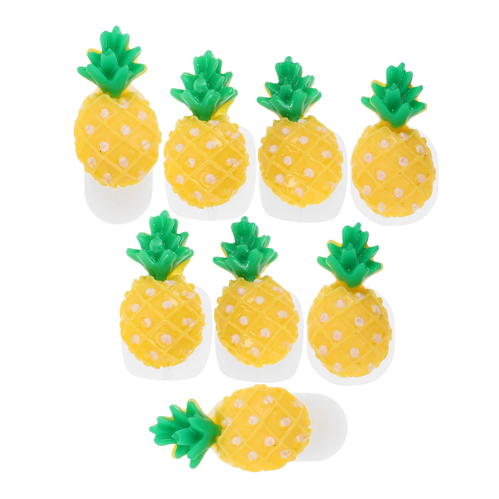 8Pcs Nail Care Silicone Toe Separators Fruit Design Soft Comfortable Pedicure Tool Toe Spacers Washable Separators for Women