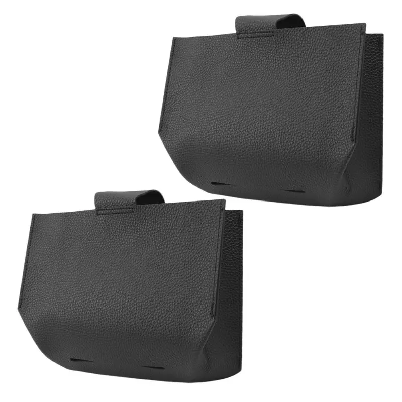 B69C Tissue Box Cover Holder Compatible With Paper Hand Towels,Leather Paper Towel Dispenser For Tabletop,Bathroom,Car,Office