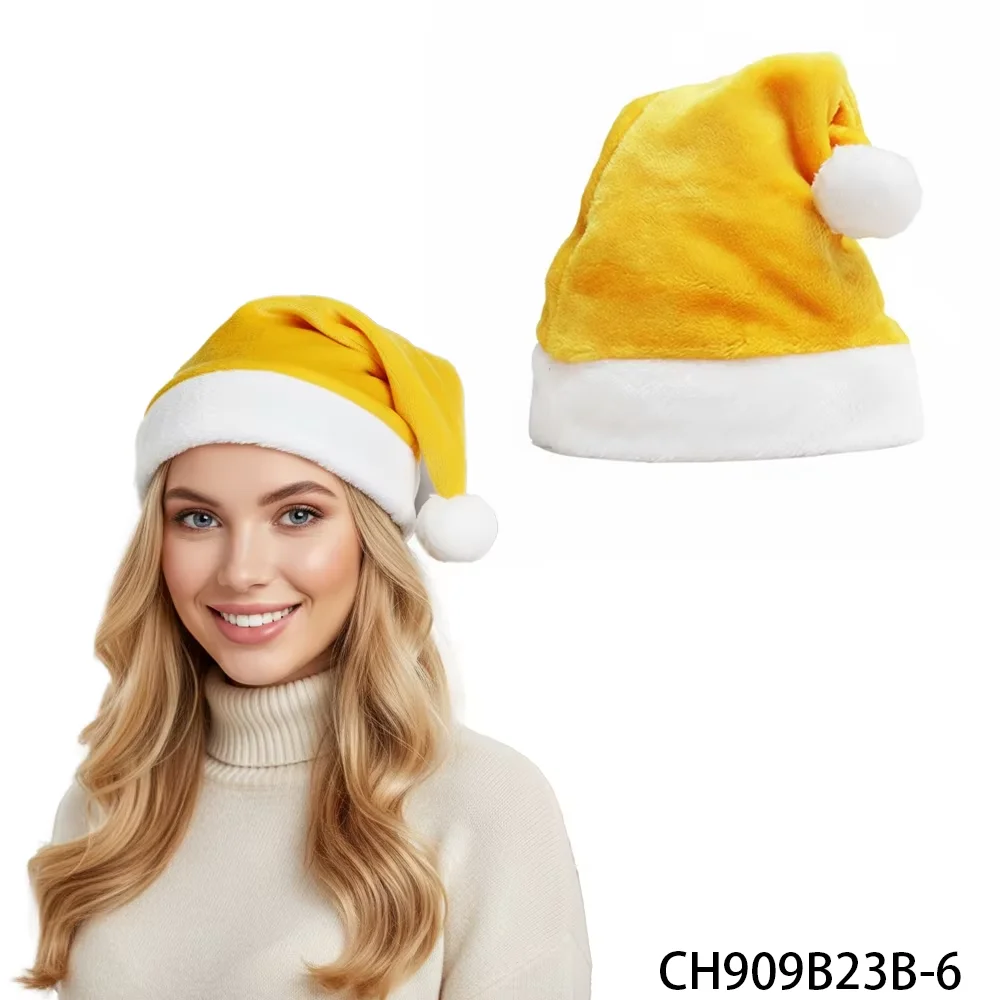 

PESENAR Рождественская шапка Санта-Клауса Мягкая плюшевая шапка Санта-Клауса Фестивальная шапка Новогодний рождественский подарок Семейное украшение дома