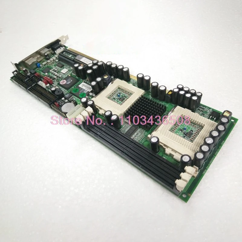 لوحة أم للكمبيوتر الصناعي الأصلي لوحدة المعالجة المركزية المزدوجة ROBO-667