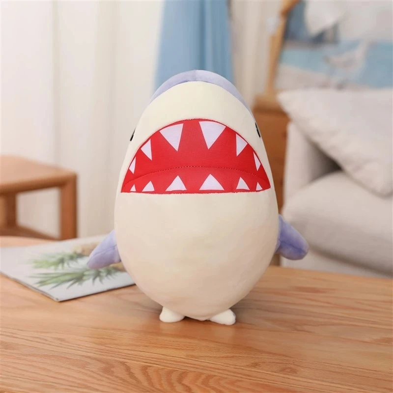 Shark Commander Brand New Anime Final Fantasy XIV FF14 Cute Shark Soft Plush Doll Plush Toy Cartoon Christmas Gift 30cm