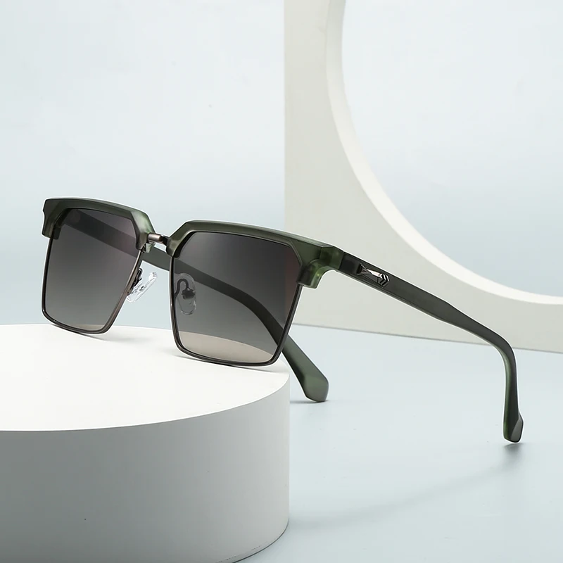 التجارة الخارجية نظارات شمسية شعبية عبر الحدود للرجال نظارات شمسية مربعة أوروبية وأمريكية 3636