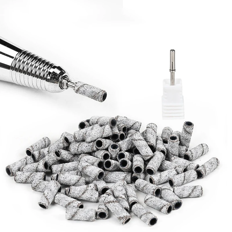 

Small Mini Bearing Supporting Sand Ring 50pcs/pack Polisher For Nail Drill Files Manicure Tools Nail Sandring Bands Accessory