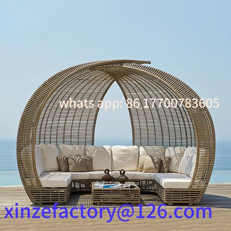 

Customizable Outdoor Creative Bird's Nest Rattan Sofa Garden