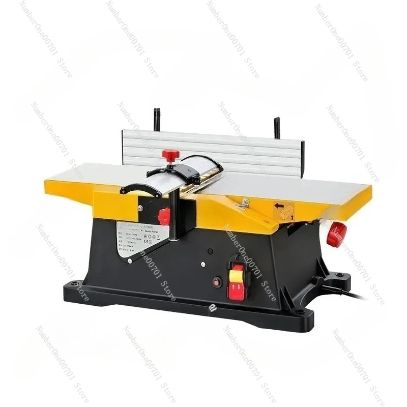 BBWoodworking Benchtop Jointers 6in 1800W Electric Wood Thicknesser Hand Planer Woodworking Jointer Carving Power Tools Work Ta