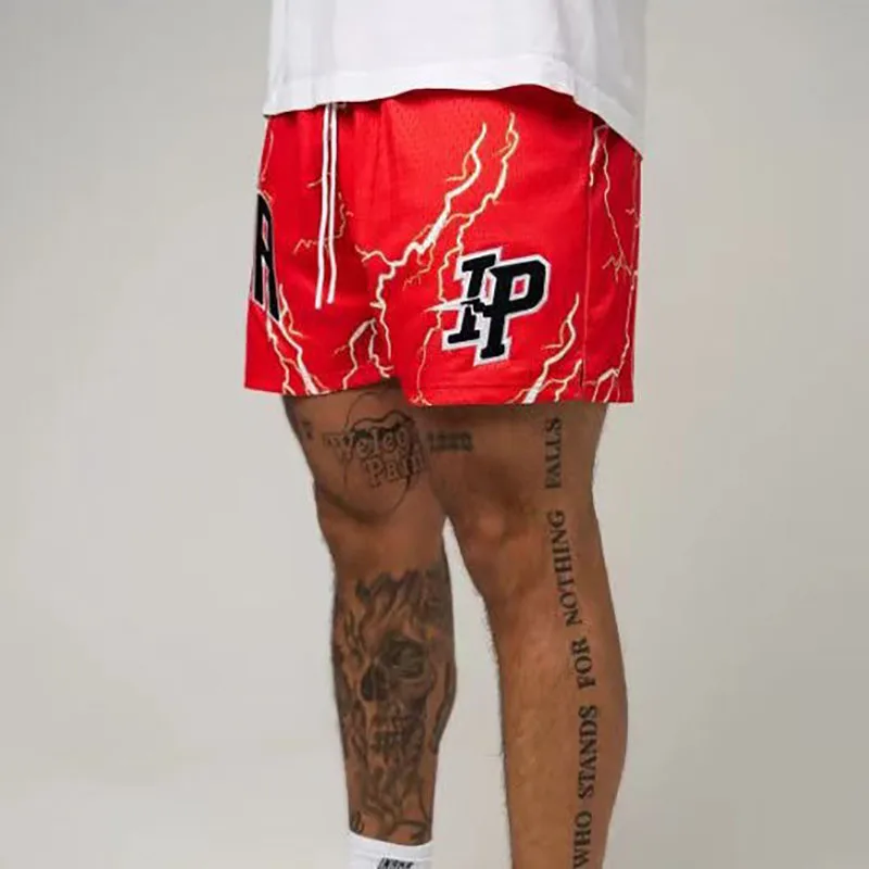 

Shorts Summer Tide Brand New American Sports Personality Fitness Tide Flow Dry Shorts Quarter Shorts Men's Basketball Fans