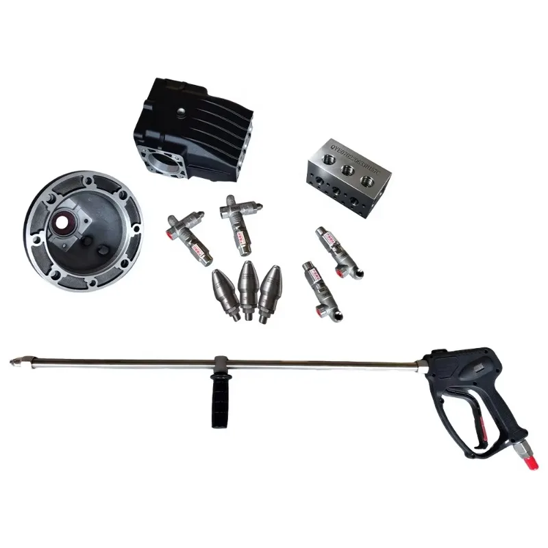 Manufacturer's Ex-factory Price Stainless Steel High-pressure Cleaner with Triple-cylinder Plunger Pump for Water Jet Cleaning