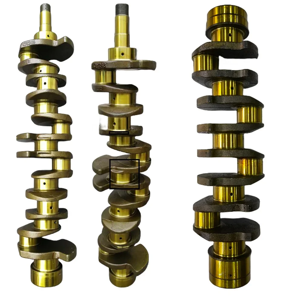 

Excavator Parts Truck Engine 6136-31-1110 Engine Crankshaft For Komatsu 6D105 Crankshaft S6D105 Pulley