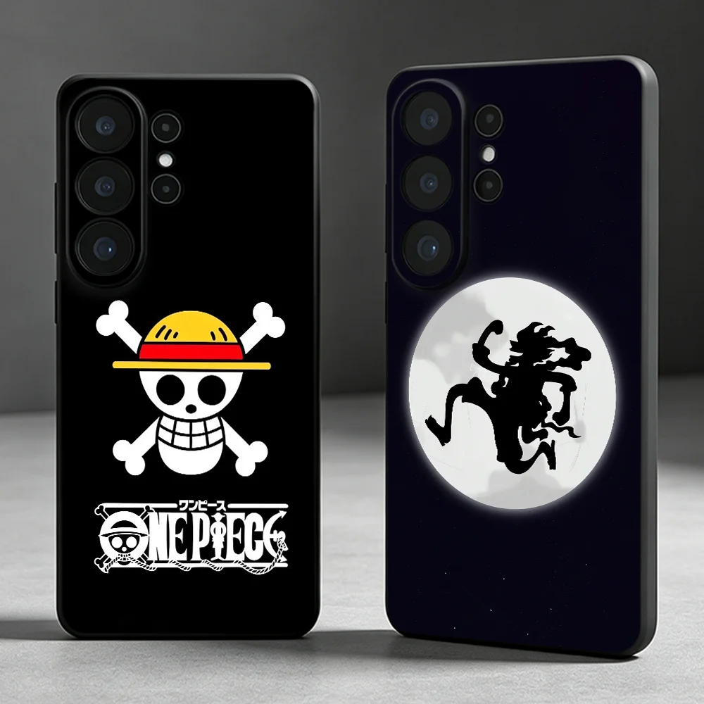 O-One P-Pieces Anime Logo Phone Cover Case for Samsung Galaxy S26 Ultra S25+ S25 Plus Note 20 8 9 10 S26+ S21 FE S24+ S24 S10 S9