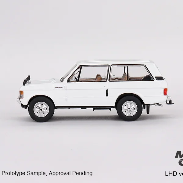 MINI GT 1/64 Land Rover Range Rover، نموذج سيارة ثابت محاكاة مصنوع من خليط معدني، مناسب للهدايا للأصدقاء وألعاب الأطفال.