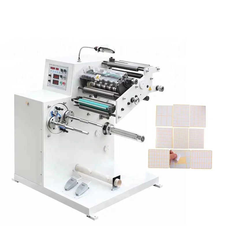 Convenient Operation Paper Adhesive Label Sticker Slitting Machine Slitter Rewinder