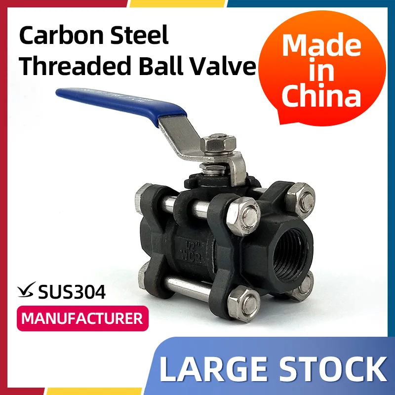 

Шаровой кран из нержавеющей стали 304, трехсекционный, с резьбой из углеродистой стали, внутренняя резьба, полный отверстий, сварной шаровой кран из нержавеющей стали