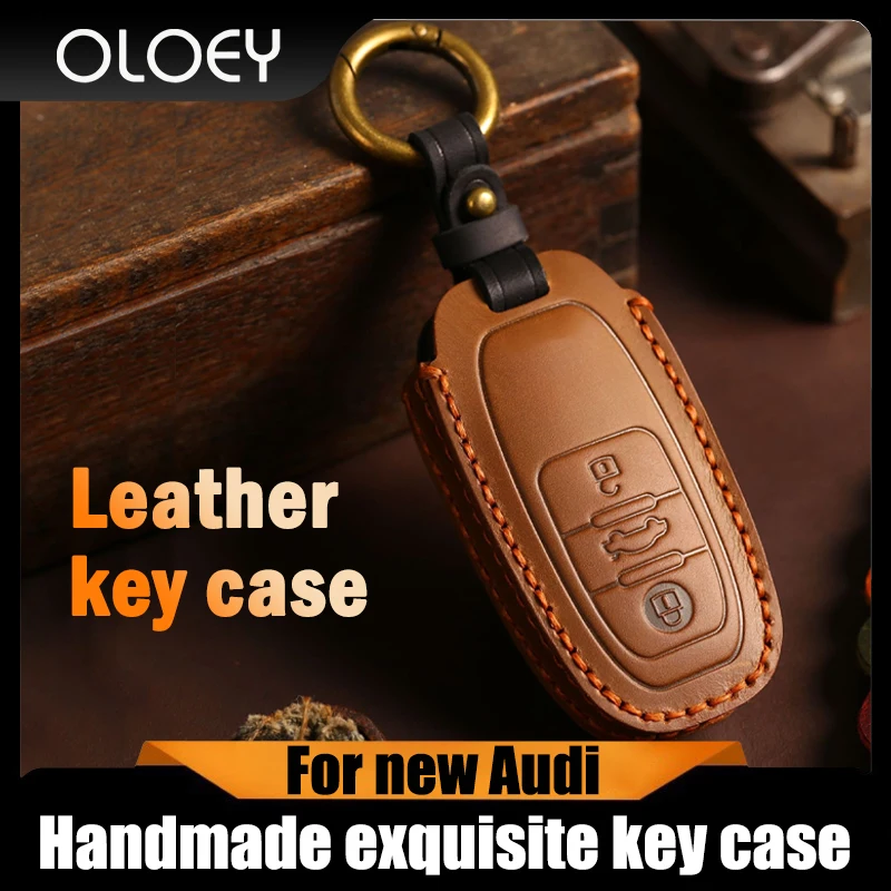 

Suitable for the new Audi leather key case A4L/Q5L keychain Q7/A4/A5 key protective shell