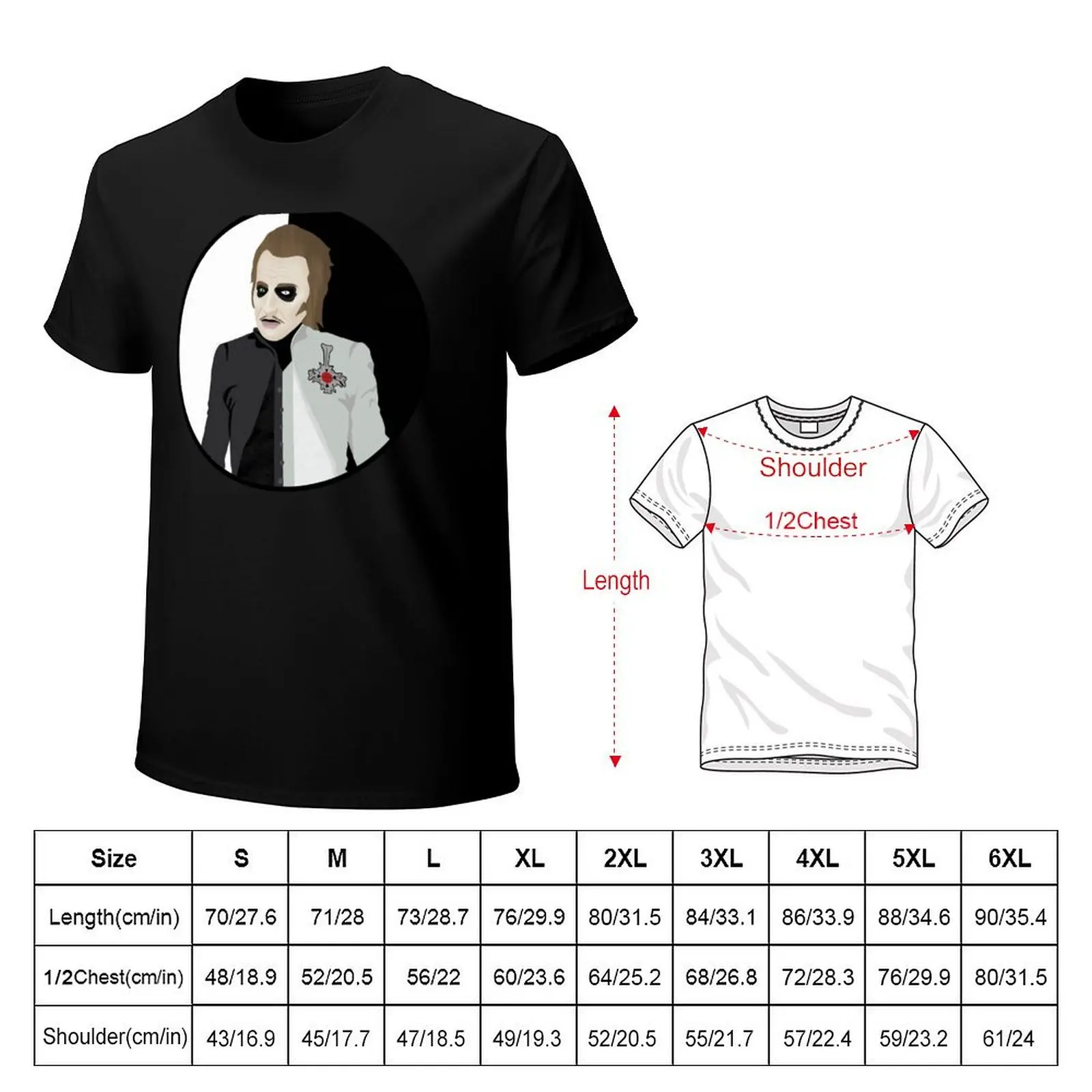 Cardinal Copia - Contrast Design Circle T-Shirt Casual Loose Fit Summer Tee Shirt