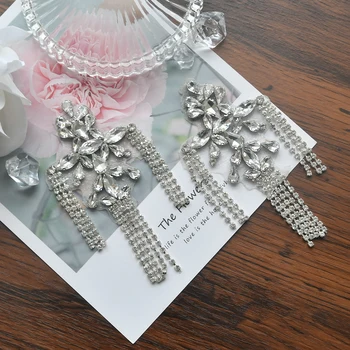 TOPQUEEN AP21 Rhinestone DIY prezent Handmade dekoracje na imprezę ślubne wysokie obcasy buty ubrania kapelusze torby 3D Patche akcesoria