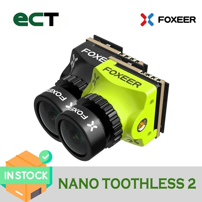 

Foxeer Nano Toothless 2 - 1200TVL 1/2" Sensor Switchable FOV StarLight FPV Camera - 2.1mm