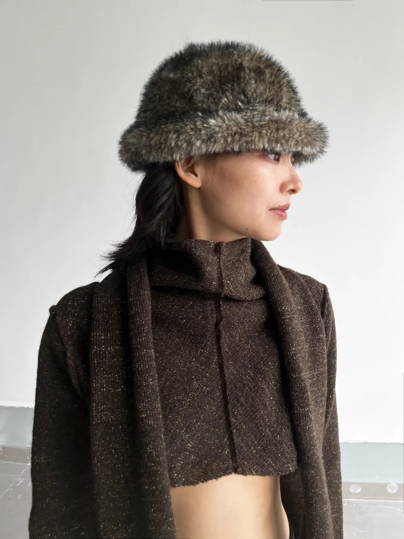 

Уникальный нейтральный кардиган-пальто средней длины с длинными рукавами, на пуговицах, для зимней моды, женский.