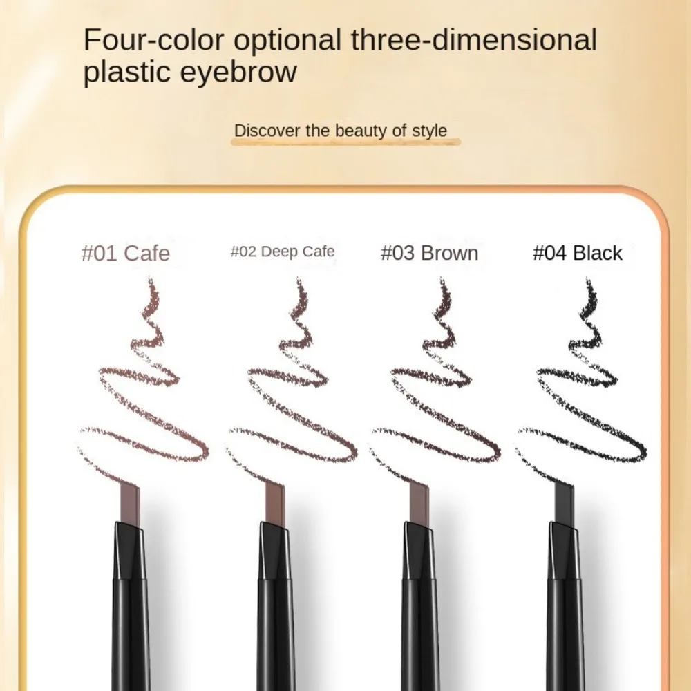Professional Waterproof Matte Eyebrow Pen Long-Lasting with Brush Eyebrow Pencil Tint Dual Tip Non-Smudged Brow Pencil