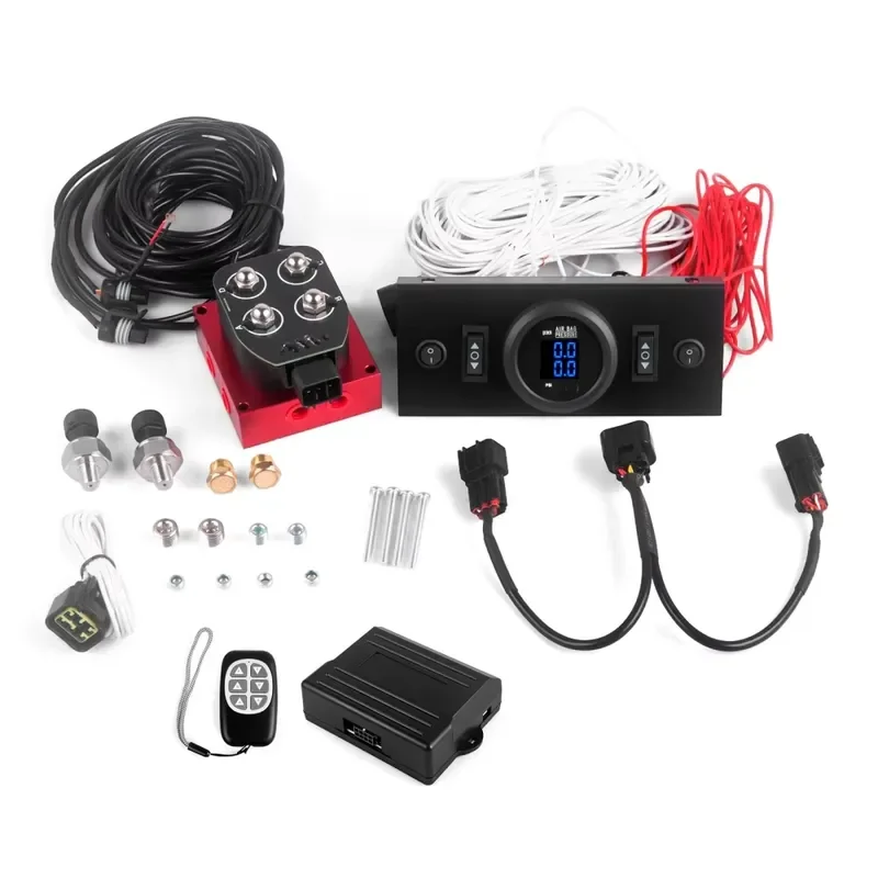 High Performance Black Suspension Manifold Valve Remote Control With 6 Buttons