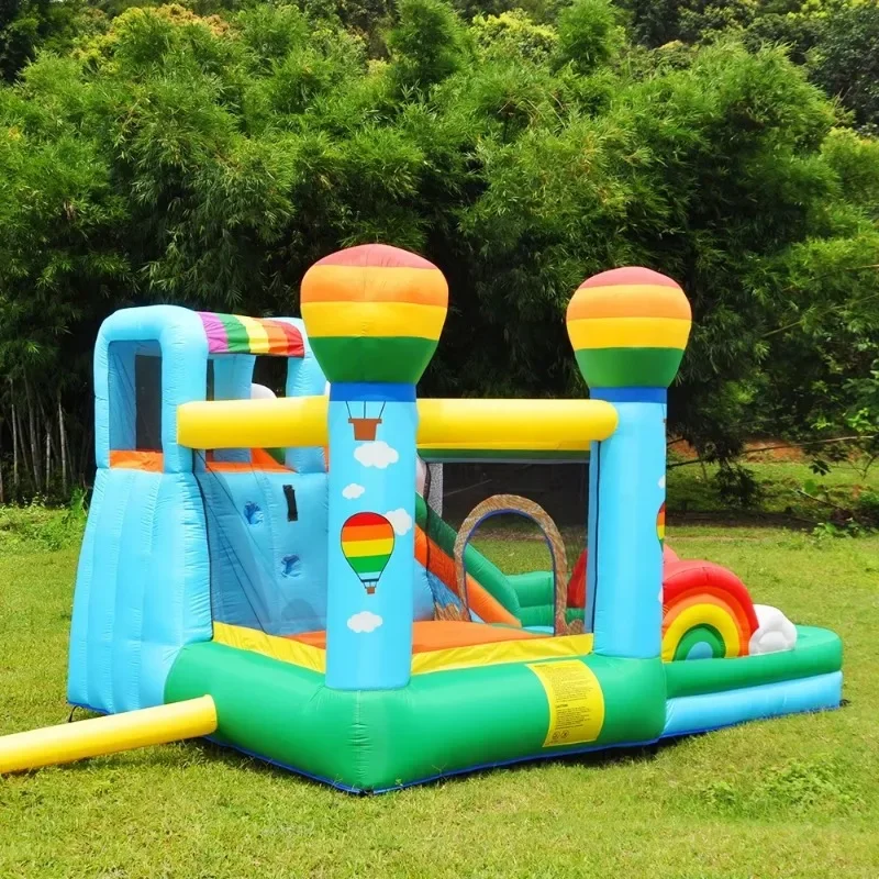 Castle Equipment Wedding Party bounce house Inflatable Slide Inflatable House Rainbow Inflatable Castle