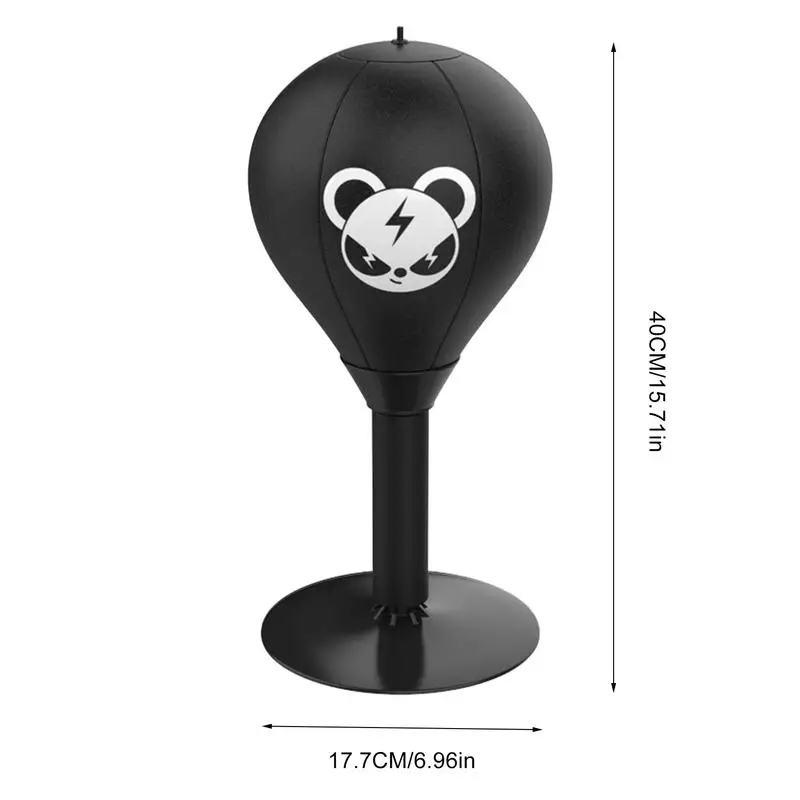 Punching Bag Desktop PU Mini Boxing Ball Stress Relief Fighting Speed Reflex Training Punch Ball Desktop Suction Cup Punch Bag